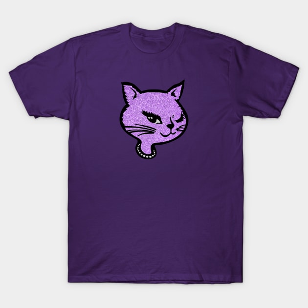 Winking Cat (vers. D) T-Shirt by DCMiller01